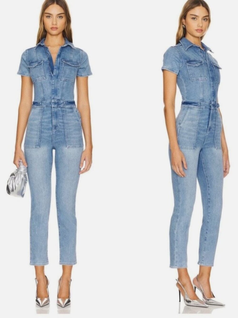 Good American Fit for Success Denim Jumpsuit